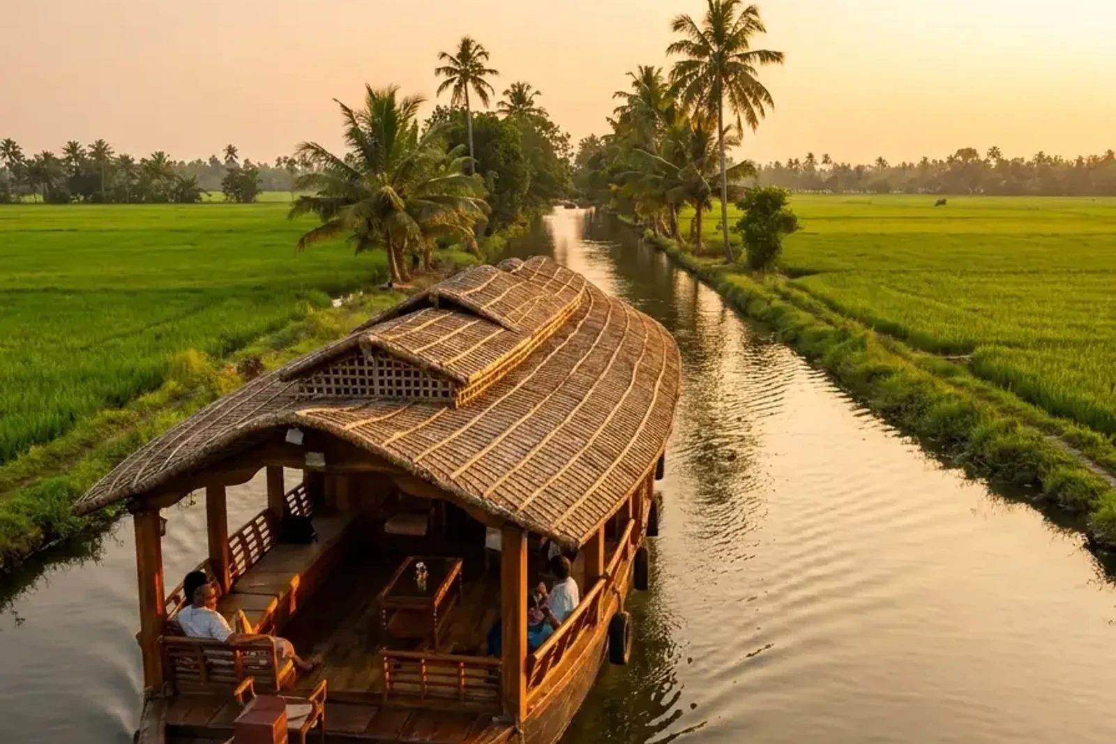 Kerala houseboat backwaters