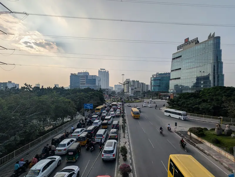 Financial District towers near Nanakramguda Hyderabad